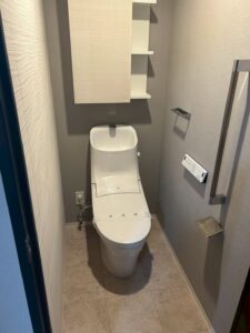 トイレ清掃後の様子
